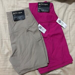 Aritzia Golden Butter Cheeky Shorts Bundle